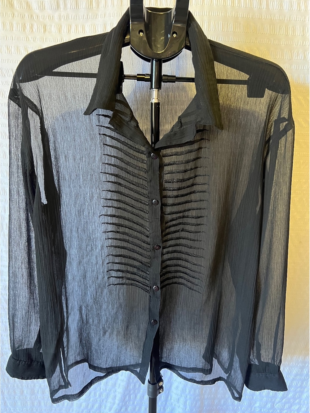 Vollers vintage-inspired Sheer Blouse